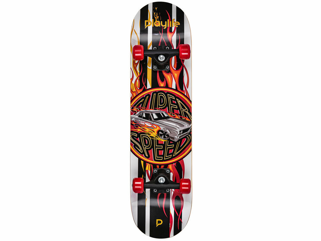 Powerslide Skateboard Playlife Super Charger 31x8
